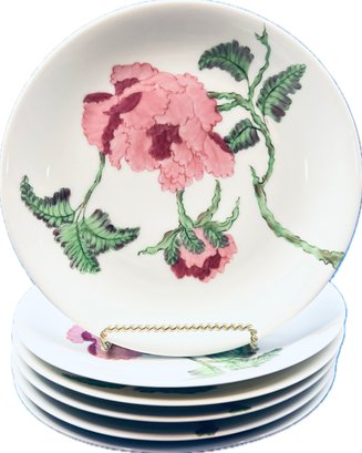 German Porcelain 8' Plates - Signed 'Arzberg Germany - Au Bon Gout - Palm Beach- Helen'