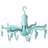 NEW!  Set Of 2 IKEA Hanging Dryers With 16 Clothes Clips, Turquoise