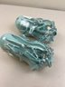 NEW!  Set Of 2 IKEA Hanging Dryers With 16 Clothes Clips, Turquoise