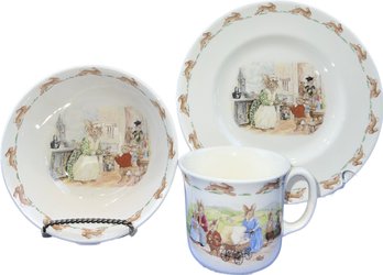 Royal Doulton 'Bunnykins' Porcelain Child's Plate