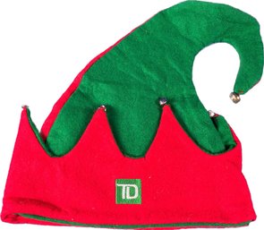 Elfs Hat - Felt, Initialed TD