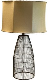 Wire Cage Style Lamp