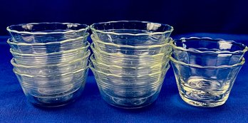 Vintage Pyrex & Anchor Hocking Clear Glass Custard Cups