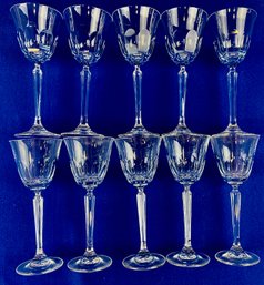 Vintage Mikasa Wine Goblets - Signed 'Ashley'