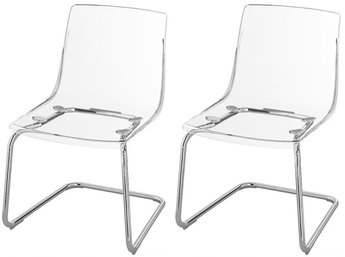 Pair Of IKEA Tobias Chairs Designed For IKEA By Swedish Designer Carl Ojerstam