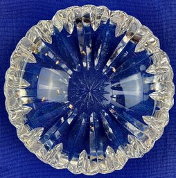 Vintage Waterford Cut Crystal Ashtray - Great Heavy Weight & Quality