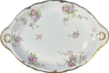 Vintage Theodore Haviland Limoges Porcelain Platter - 12' - Signed 'Theodore Haviland Limoges France'