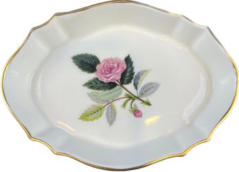 Porcelain Trinket Dish - Signed - 'Wedgwood Hathaway Rose'