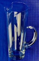 Vintage Glass Pitcher - 8.5' - Great Mid Century  Barware