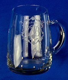 Wee Burn CC Beer Mug With Acid Etched Logo Design