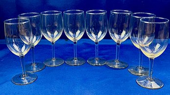 Stemmed Wine Glasses - Set Of Eight