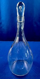 Vintage Cut Crystal Decanter With Controlled Bubble Stopper