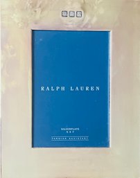 Ralph Lauren Silver Plate Frame With Velvet Backing - Hallmarked