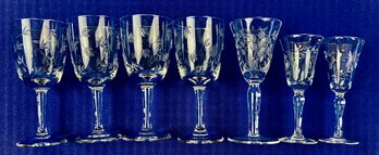 Vintage Cut Glass Cordials