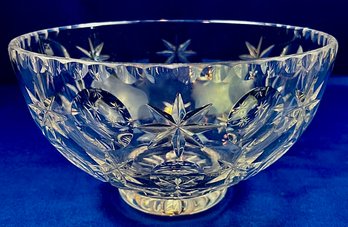 Cut Crystal Star Pattern Bowl