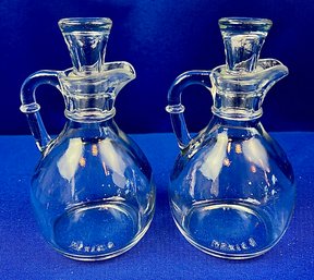 Glass Cruet Set