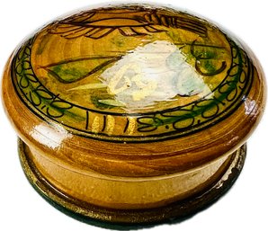 Hand Painted Wooden Trinket Box