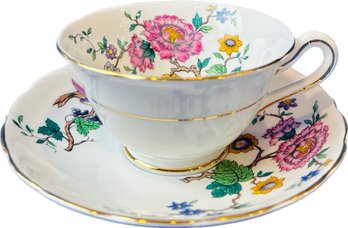 Grosvenor Bone China Tea Cup & Saucer