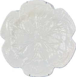 Bordallo Pinheiro Cabbage 10.75' Charger Plate - Signed 'Bordallo Pinheiro - Portugal' With Plate Hanger