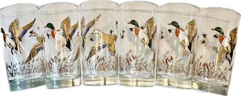 Libby Glass Mallard Duck Highballs