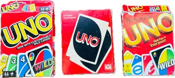 Uno Cards - Set Of Three Decks