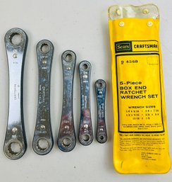 Craftsman 5-piece Box End Ratchet Wrench Set
