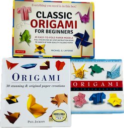 Collection Of Origami Materials - Kit - Appear New Or Nearly New & Two Books