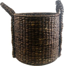 Large Woven Basket With Handles