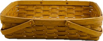 Vintage Longaberger Handwoven Basket - 2002
