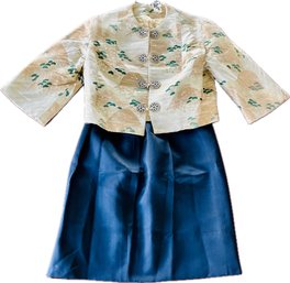 Vintage Chinese Silk Costume - Jacket & Skirt  - Lovely Quality