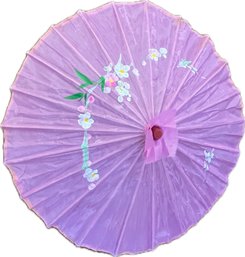 Handmade Chinese Parasol With Hand Painted Detailing