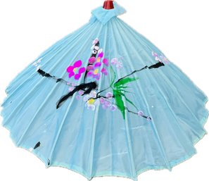 Handmade Chinese Parasol With Hand Painted Detailing