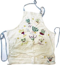 Catstudio Cloth Apron - Herb Motif