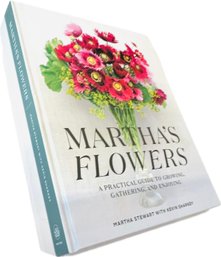 Hard Cover Martha Stewart Book - 'Martha's Flowers'