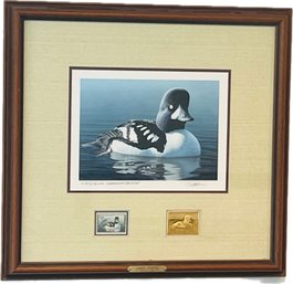 1998 Robert Steiner Medallion Edition Federal Duck Stamp Print - Barrow's Goldeneye