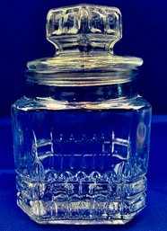 Glass Storage Jar Lidded Canister