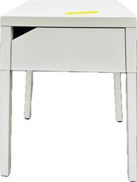 IKEA White Metal Side Table