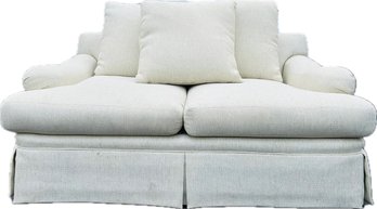 Ivory Colored Loveseat