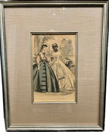 Vintage Fashion Print - 'Les Modes Parisienne' - Beautifully Framed & Matted By Geary Gallery