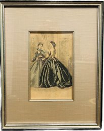 Vintage Fashion Print - 'Les  Modes Parisienne' - Beautifully Framed & Matted By Geary Gallery