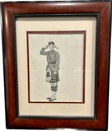 Scottish Black Watch Tartan Military Print