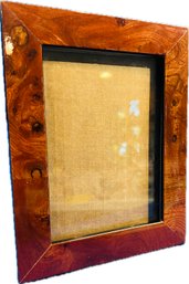 Burlwood Frame With Velveteen Easel Backing