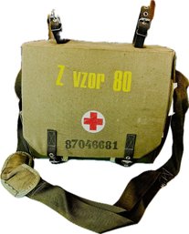 Czech Republic Army Medic Bag Fully Stocked With Supplies