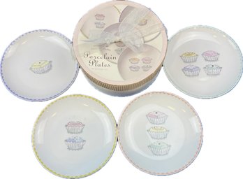 Boxed Set Of Porcelain Dessert Plates