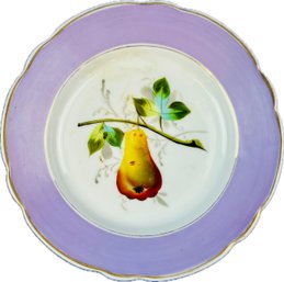 Antique Porcelain Botanical Plate