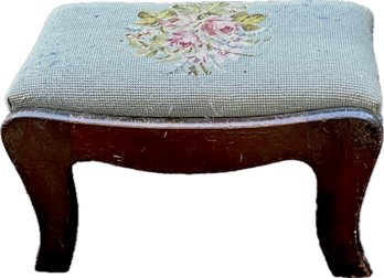 Needlepoint Footstool