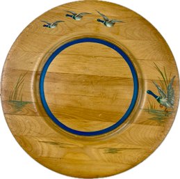 Beautiful Hand Painted Wooden Serving Platter