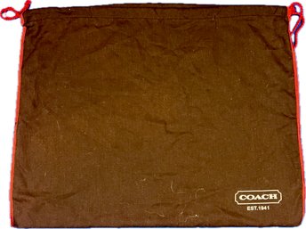 Coach Leather Felt Storage Bag