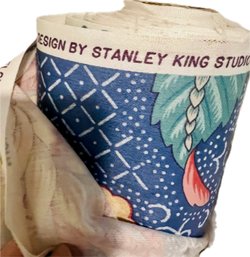 Vintage Fabric Remnant - Signed 'stanley King Studio'