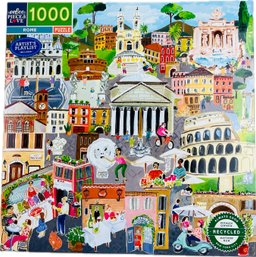 Rome Boxed Jigsaw Puzzle - Signed 'EeBoo Piece & Love Rome Puzzle'